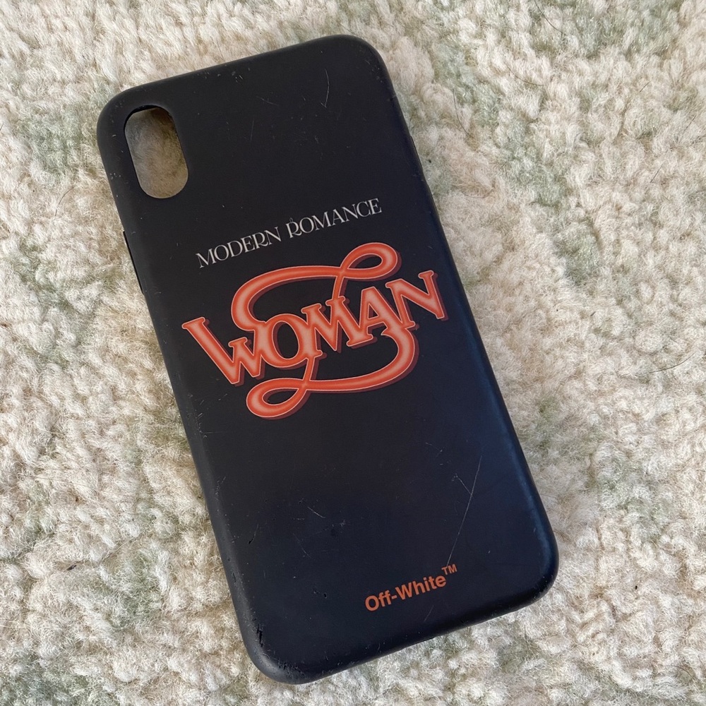 Off-white Virgil Abloh iPhone 10 X case